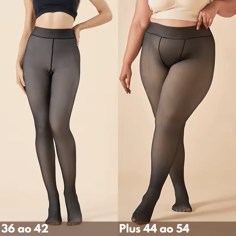 Promo Zerando Estoque - Kit 3 Meia - calça Forrada de Lã - Loja Descontou!
