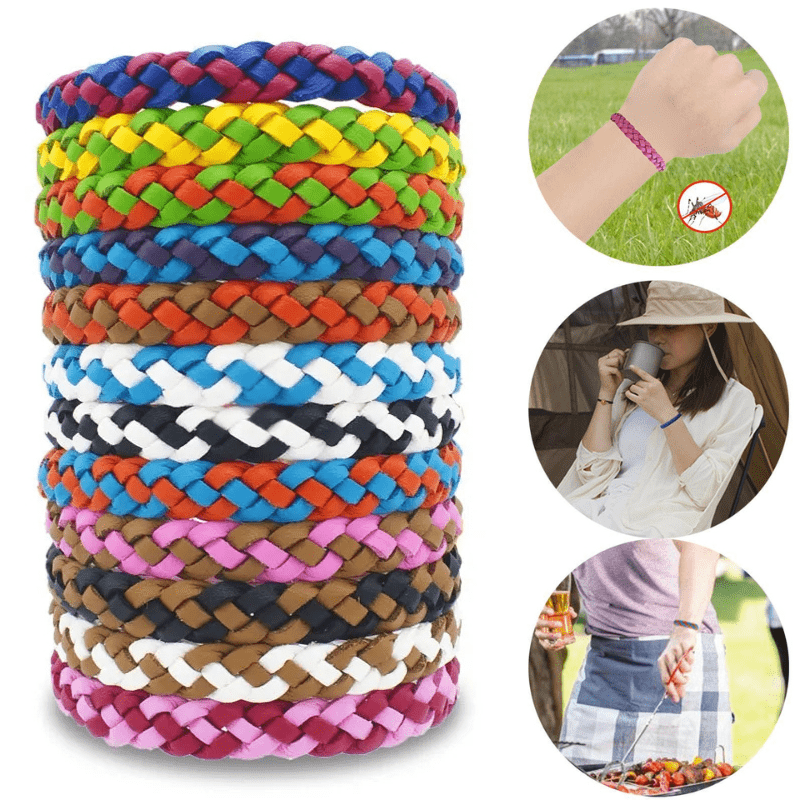 🦟 12 Pulseiras Repelentes de Mosquito – Seguras, Reutilizáveis e Perfeitas para Qualquer Ocasião! - Loja Descontou!