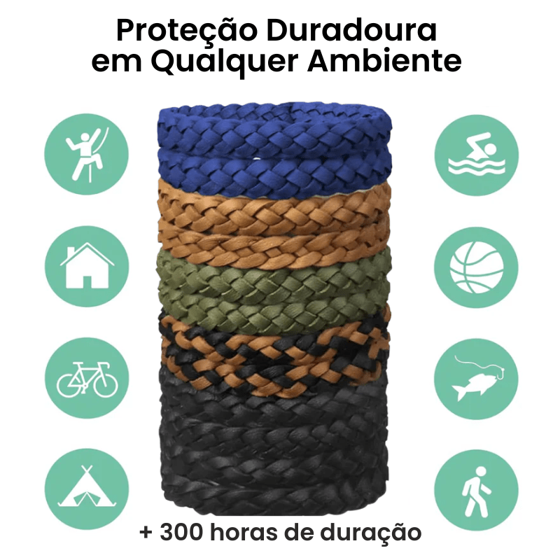 🦟 12 Pulseiras Repelentes de Mosquito – Seguras, Reutilizáveis e Perfeitas para Qualquer Ocasião! - Loja Descontou!