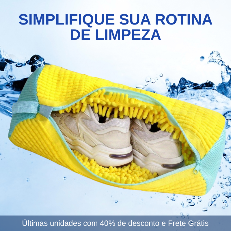 Bag LavaFácil® – Tênis Limpo e Perfeito Novamente – Frete Grátis + 40% OFF Hoje