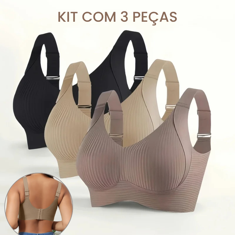 Kit 3 Sutiãs UpModelador - Frete grátis hoje + brinde nas 30 primeiras compras.