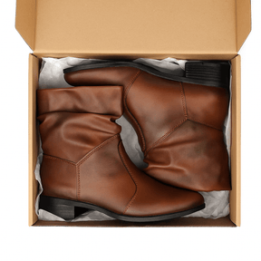 Bota Western Elegance Cano Curto – Conforto que Abraça Seus Pés - Loja Descontou!