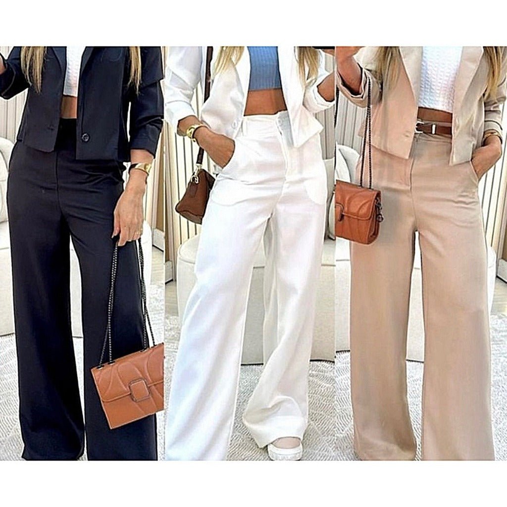 Calça Pantalona Alfaiataria - Loja Descontou!