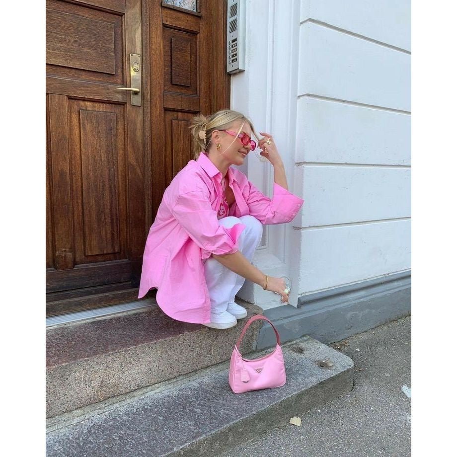 Camisa Feminina de Linho Oversized - Loja Descontou!