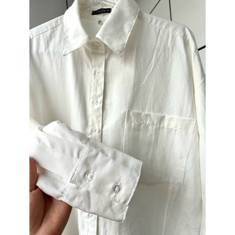 Camisa Feminina de Linho Oversized - Loja Descontou!