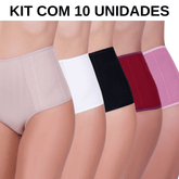 Kit com 10 Calcinhas Premium - Seca Barriga e Redutora de Medidas + Brinde