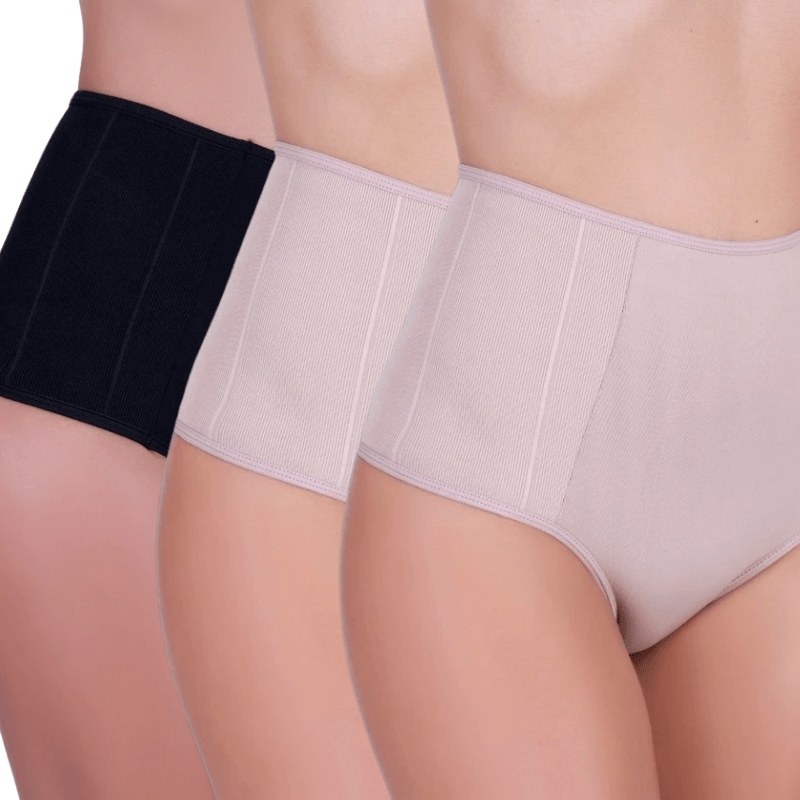 Kit com 3 Calcinhas Premium - Seca Barriga e Redutora de Medidas + Brinde - Loja Descontou!