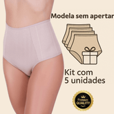 Kit com 5 Calcinhas Modeladoras - Modela sua cintura