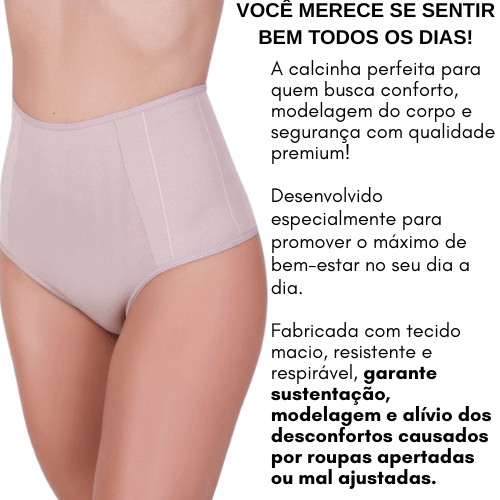 Kit com 5 Calcinhas Modeladoras - Modela sua cintura